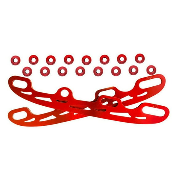 Ice Skates Roller Ice Skate Blade Stainless Steel Retrofit Accessories Red Large