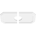 thumbnail image 2 of 22"W x 11"H x 4"ID x 7 1/2"C x 1"P Emerald Architectural Grade PVC Contemporary Ceiling Medallion, Two Piece, 2 of 11