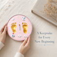 thumbnail image 4 of Inkless born Hand Foot Print DIY Kit, Precious Baby Keepsake Souvenir, Ideal Gift For Baby 100 Days, First Birthday And Family Memory Collection Making, 4 of 8