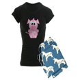 thumbnail image 1 of CafePress - Goofkins Cute Little Piggy - Women's Dark Pajamas, 1 of 1