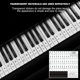 thumbnail image 5 of Pegatinas para llaves extraíbles para 37 49 54 61 88 teclas Teclado electrónico Piano, 5 of 5