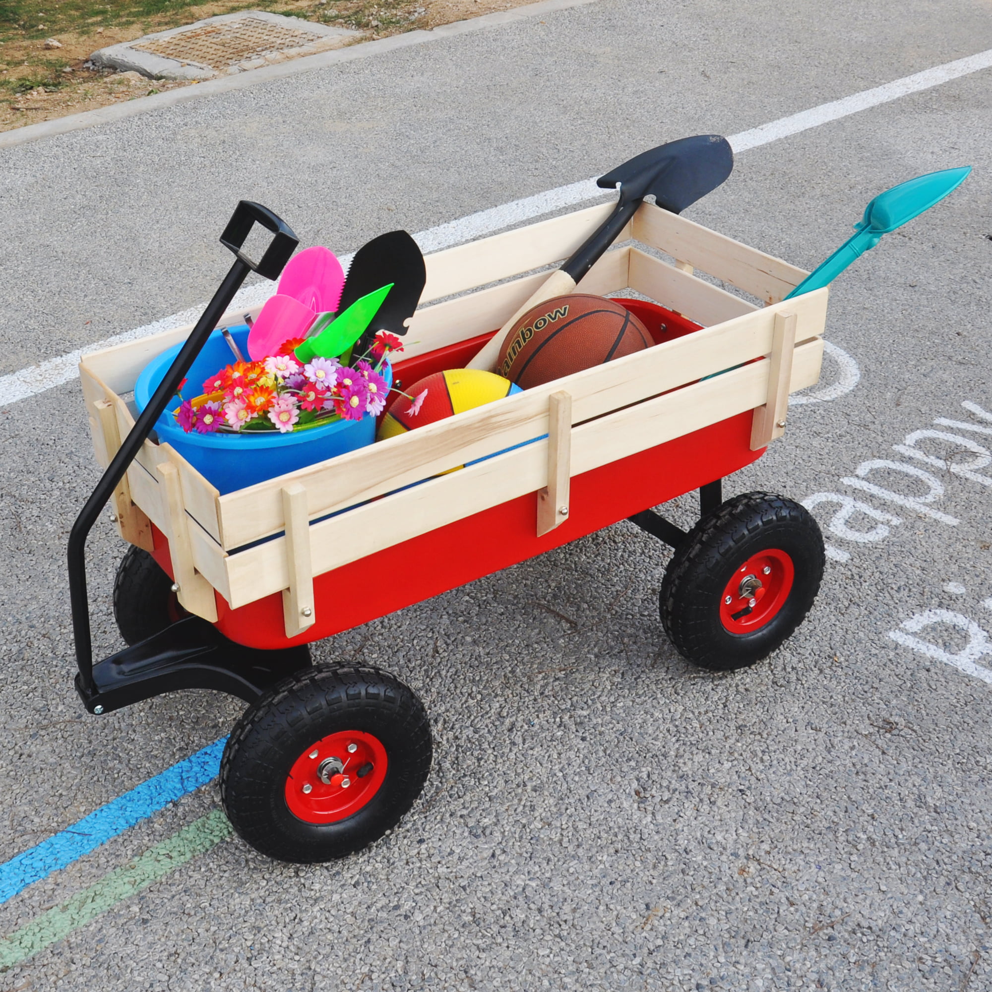 Small Foot Children's Kid's Hand cart Wagon Trolley Outdoor Activities 3905 
