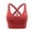1 PCS-Red, variant on Womens Sports Bras Cross Back Padded Seamless High Impact Workout Athletic Yoga Activewear Black S