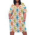 thumbnail image 1 of Vestido de fiesta horizontal con bolsillos para mujer, ropa de lujo, decoración moderna de mediados de siglo., 1 of 6