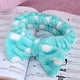 thumbnail image 5 of Minnieouse Precioso Grande Ducha Diadema Lazo Punto Rayas Tiras Ba?o Spa Maquillaje Azul 2piezas, 5 of 5