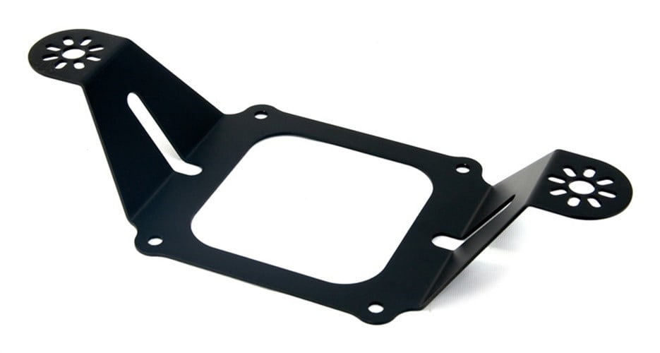 Nitrous Outlet 4500 Flange, 2 Solenoid Bracket. Mounts one solenoid