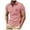 Red, variant on Mens Polo Shirt Chest Pocket T Shirt Short Sleeve Button Collared Tee Summer Casual Top Black L