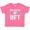 Hot Pink, variant on Inktastic Weightlifting You Had Me At Lift Boys or Girls Baby T-Shirt