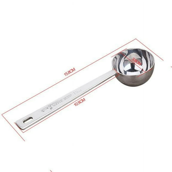 VerPetridure Stainless Steel Coffee Spoon Stainless Steel Coffee Spoontablecraft Coffee Scoop, Stainless Steel 1 Table Spoon 15Ml