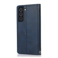 thumbnail image 3 of SaniMore for Samsung Galaxy S23 6.1" Case, Samsung Galaxy S23 Wallet Case with Card Holder & Powerful Magnetic Flip Kickstand Shockproof PU Leather Wrist Strap Folio Cover, Darkblue, 3 of 7