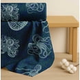 thumbnail image 4 of Soimoi Cotton Poplin Fabric Animal Skin,Shell & Octopus Ocean Print Fabric by The Yard 42 Inch Wide, 4 of 7