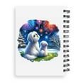 thumbnail image 2 of Happy New Year Maltese Family Cheer Winter Midnight Firework Spiral Bound Journal Maltese Dog Lover Gifts Idea 5x7in Spiral Notebook - 02025, 2 of 5