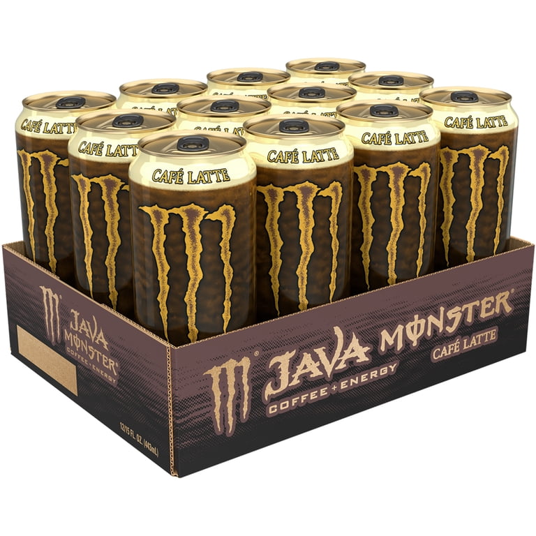 Java Monster Café Latte Energy Drink, 15 fl oz, 12 Pack photo 2