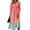 Watermelon Red, variant on Summer Dresses for Women Elastic Waist Wrap Crossover V Neck a Line Dress Maxi Dress for Wedding Guest, Graduation, Party
