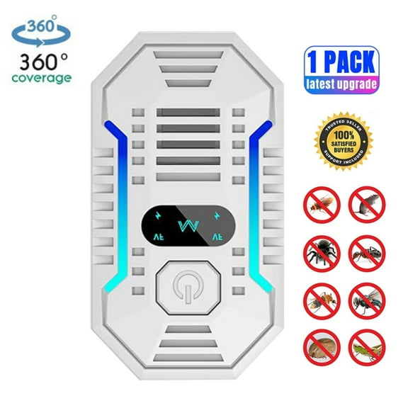 Ultrasonic Pest Repeler Plug in, Mouse Roach Rodent Bugs Mice Rats Mosquito Insect Spider Repelent Indoor Pest Control for House, Kitchen, Garage, Warehouse, Office