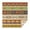 Ethnic Geometric Striped, variant on Ethnic Geometric Striped Pattern Square Tablecloth,Waterproof Square Table Cover,Wipeable Spillproof Washable Table Cover for Home Kitchen Party Decor 42"X42"(107x107cm)
