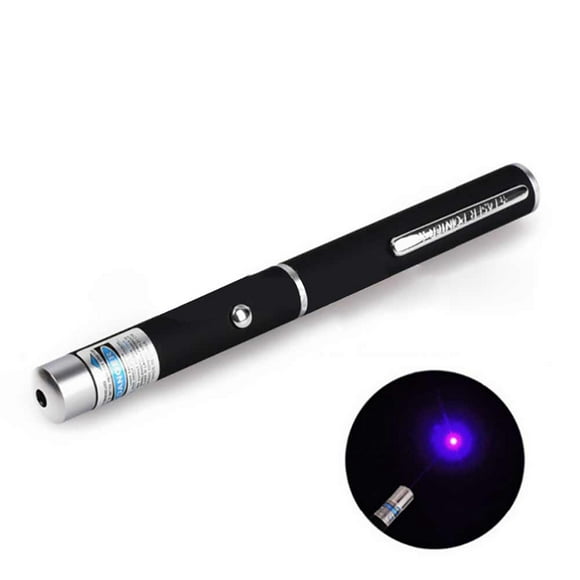 Stylo Pointeur Laser 5MW avec Puissance de Lumière Bleu-Violet: 405nm-5mw point Unique Bleu-Violet