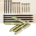thumbnail image 6 of 10pcs 6x40mm Double-Ended Dowel Screws for Woodworking Wooden Furniture Connector Set, 6 of 8