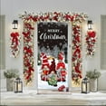 thumbnail image 2 of Beautynvta Christmas Door Cover, 35''x71'', Christmas Gnomes Front Door Cover Hanging Door Banner Cute Gnomes Merry Christmas Backdrop Christmas Party Hanging Decoration, 2 of 9