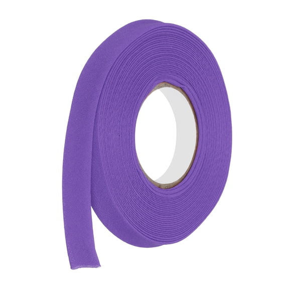 1/2 Inch Double Fold Bias Tape Polyester Continuous Bulk Bias Tape for Sewing, Seaming Quilting Hemming Binding Crafts (Purple 6 Yards)