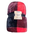 thumbnail image 3 of Victoria's Secret Pink Sherpa Blanket Color Plaid Red Cozy 50”x60” Super Soft NWT, 3 of 3