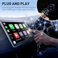thumbnail image 4 of Wireless CarPlay Adapter for iPhone Android, 2025 Upgraded Mini USB Wireless for Apple Car Play Adapter, 2 in 1 Bluetooth Carplay Plug and Play for Car (Black-A), 4 of 7