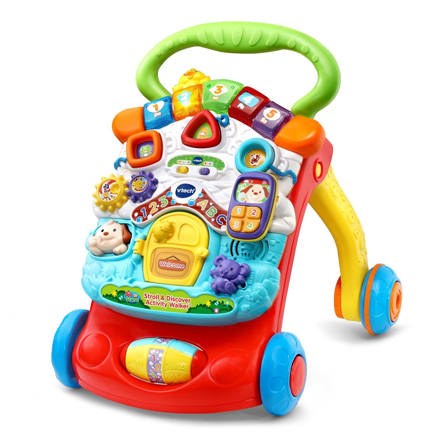 VTech Stroll & Discover Activity Walker - English Version, 9-36 Months