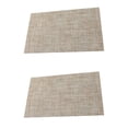 thumbnail image 1 of Tssuoun Placemats Simple Style Washable Placemat Heat Insulation Desktop Protective Table Mat Kitchen Tablecloth Supplies  2 Pcs, 1 of 6