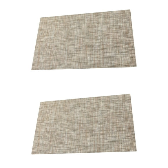Yuarrent Manteles individuales tejidos, vajilla de estilo Simple, posavasos para bebidas con aislamiento térmico, mantel antideslizante, mantel Mostrada