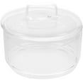 thumbnail image 1 of Salad Bowl Transparent 1Pcs 4.3x3.9in High Borosilicate Glass, 1 of 9