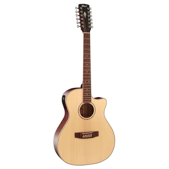 Cort Grand Regal GAMEDX12OP 12-String Acoustic-Electric Guitar - Open Pore