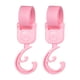 thumbnail image 1 of 2 ganchos multiusos para bebé, ajustables, para cochecito. Rosa, 1 of 9