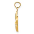 thumbnail image 2 of 14K Yellow Gold Small Fleur-De-Lis Pendant, 2 of 3