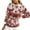 Red, variant on Aoochasliy Womens Sweaters Pullover Trendy O-neck Christmas Tops Printing Comfortable Loose Tops