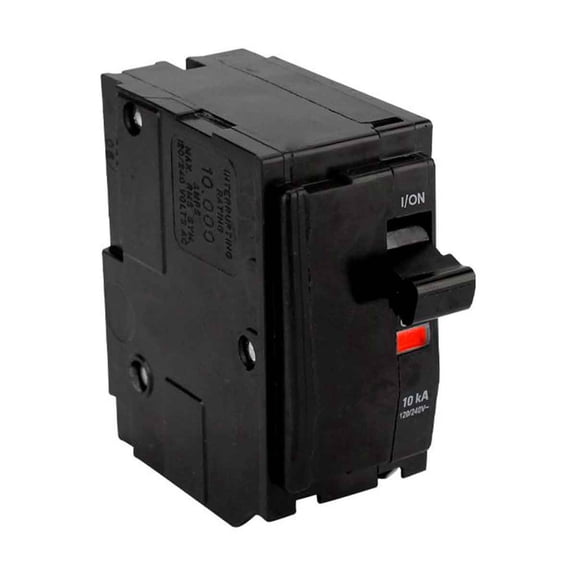 Interruptor Termomagnético Línea Bifásica 2 Polos 30A 120V-240V negro 30A