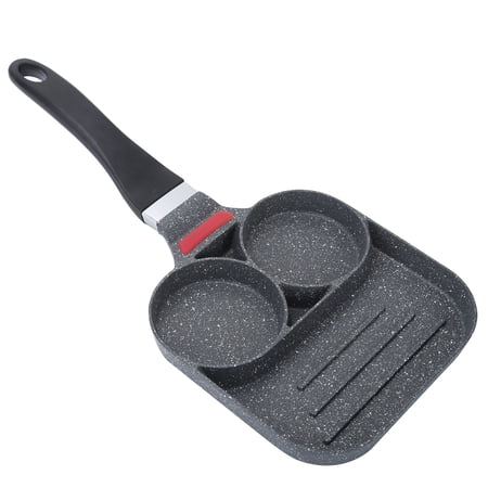 NFTIGB Aluminum Nonstick Egg Omelet Frying Pan Breakfast Pancake Maker 15.7 inches / 40 cm Black