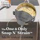 thumbnail image 2 of Pot strainer and pasta strainer - Adjustable silicone with clip-on strainer for pots, pans and bowls - Kitchen spoon, 2 of 4
