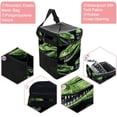 thumbnail image 2 of Crocodile Foldable Car Trash Bin with Lid, Leak-proof Hanging Storage Bag - Mini Trash Can for Car, 2 of 6