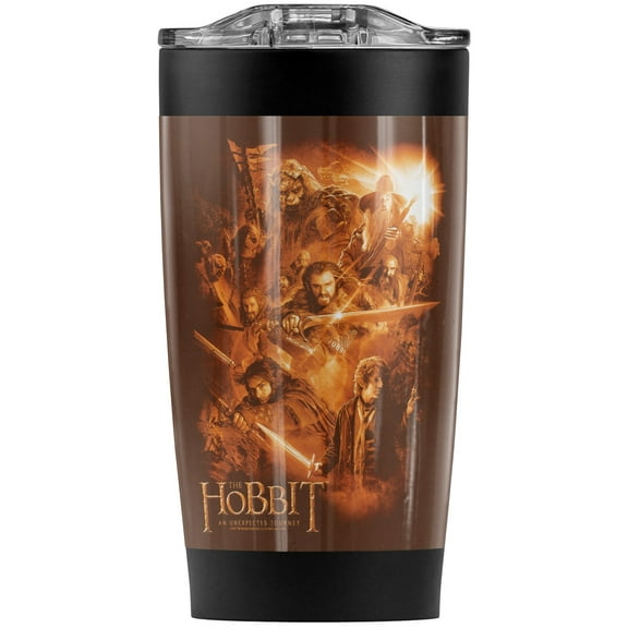 The Hobbit/Epic Adventure Stainless Steel Tumbler 20 oz Coffee Travel Mug/Cup, Vacuum Insulated & Double Wall with Leakproof Sliding Lid | Great for Hot Drinks and Cold Beverages