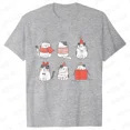 thumbnail image 1 of Camiseta Kawaii de gato de Navidad para mujer, camiseta de manga corta Harajuku, Camisetas de moda Y2k, ropa Ulzzang para mujer, 1 of 5