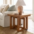 thumbnail image 1 of HMSHA Solid Wood End Table Living Room Side Table Farmhouse Bedside Table With Non-Slip Feet,Sofa Accent Tables For Small Spaces Living Room Bedroom, 1 of 12