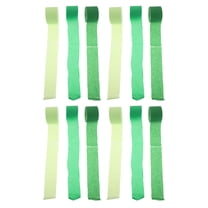BESTYASH Green Crepe Paper Streamers for Wedding Party Decorations Versatile Use Birthday Summer Theme