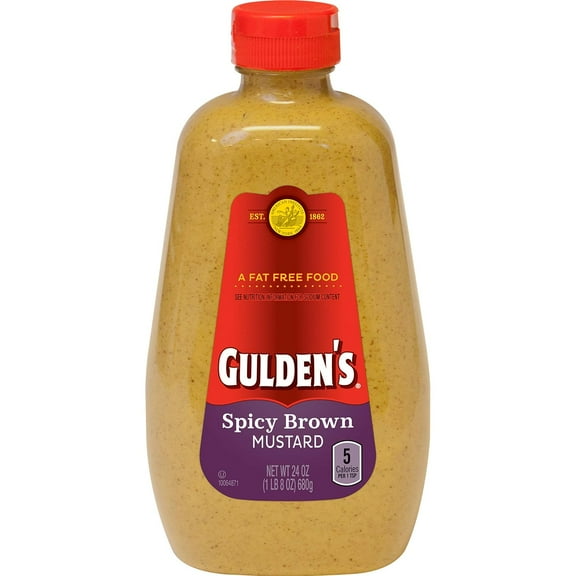 2 Pack Gulden's Spicy Brown Mustard, 24 oz, 2 Pack