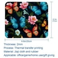 thumbnail image 5 of Butterfly Gaming Mouse Pad Desk Mat, Square 8.3x9.8 Inch Non-Slip Rubber Bottom Printed Design for Office and Gaming, 5 of 6