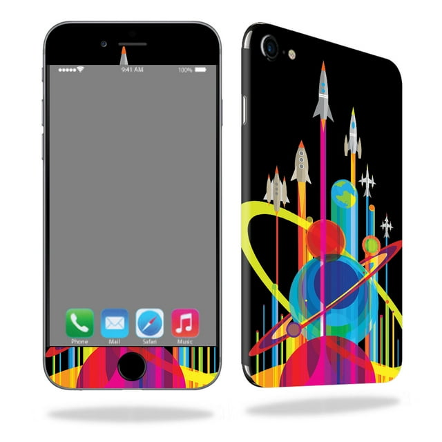 Skin Decal Wrap Compatible With Apple iPhone SE (2020) / 7 / 8 Sticker Design Space Poster