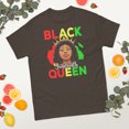 thumbnail image 2 of Black Queen Juneteenth Black History Month African American Graphic classic tee (Dark Chocolate, 2XL), 2 of 4