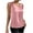 Pink, variant on Busydd Tank Top for Women Trendy Sleeveless Satin Womens Summer Tops Solid Color V Neck Casual Tops for Women L