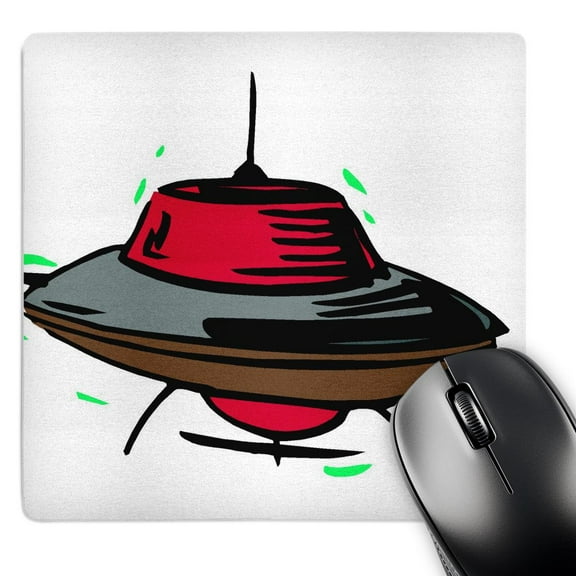 3dRose, Red UFO, MousePad