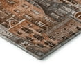 thumbnail image 4 of Addison Rugs Mayfield Washable Transitional Novelty Paprika Rectangle Rug, 1'8" x 2'6", 4 of 5
