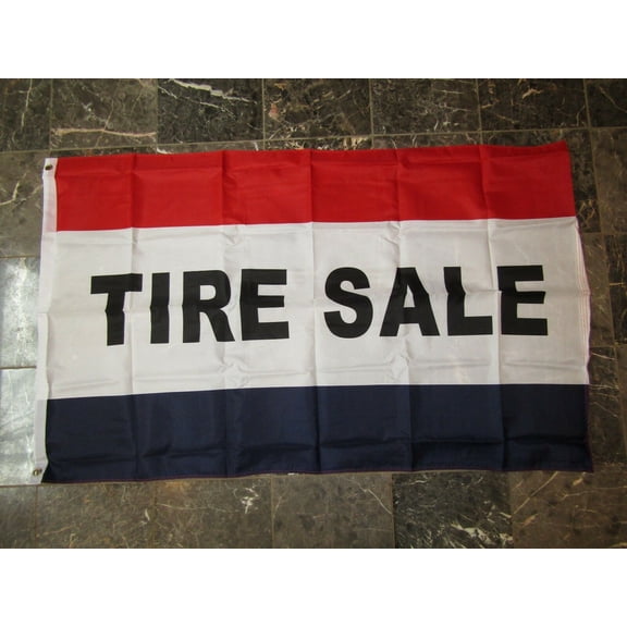 3x5 Advertising Tire Sale Marketing Flag 3'x5' Brass Grommets fade resistant